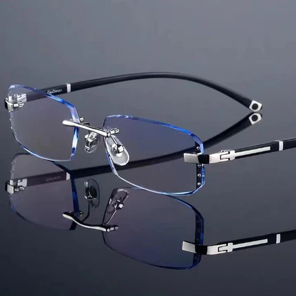 ✨Sapphire high hardness✨Anti blue progressive Far And Near Dual-Use Presbyopic Glasses