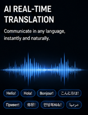 Pryxo™- Smart Glasses-Speak naturally in 100+ languages without taking out your phone.