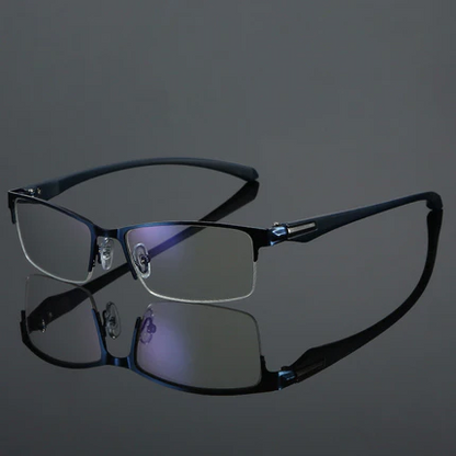 ✨Sapphire high hardness✨Anti blue progressive Far And Near Dual-Use  Presbyopic Glasses