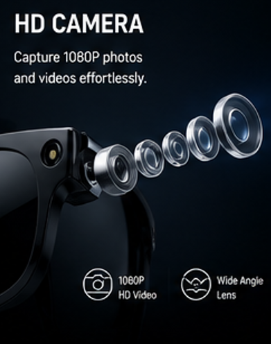 Pryxo™- Smart Glasses-Speak naturally in 100+ languages without taking out your phone.