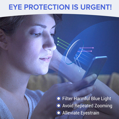 ✨Sapphire high hardness✨Anti blue progressive Far And Near Dual-Use  Presbyopic Glasses